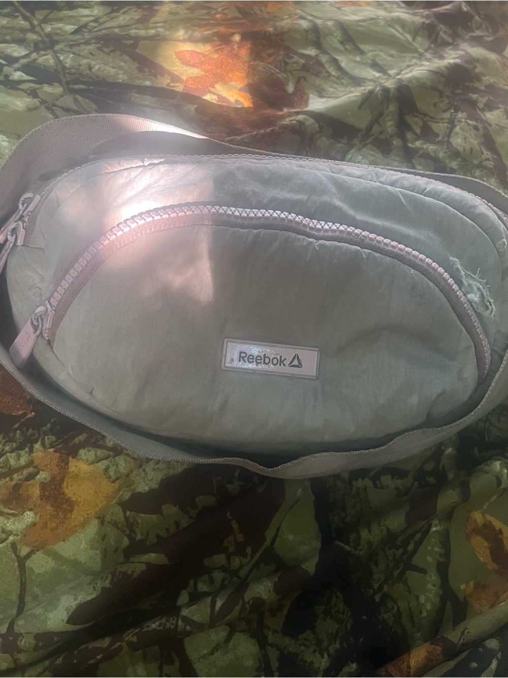 Reebok purple Belt Bag